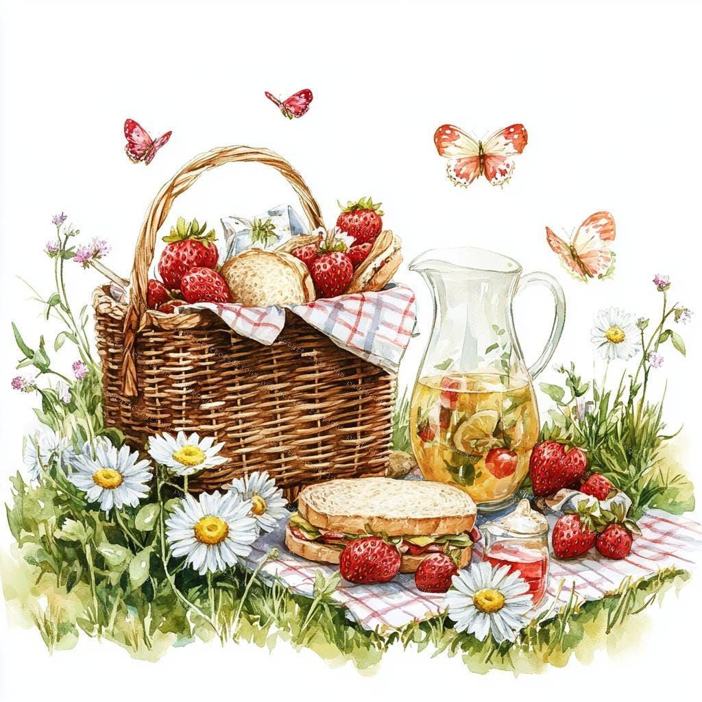 Basket Picnic | Diamond Painting