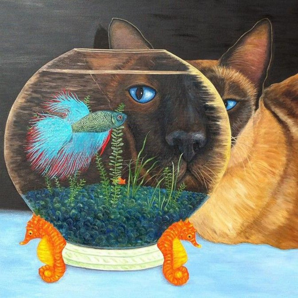 Cat Fish | Diamond Painting