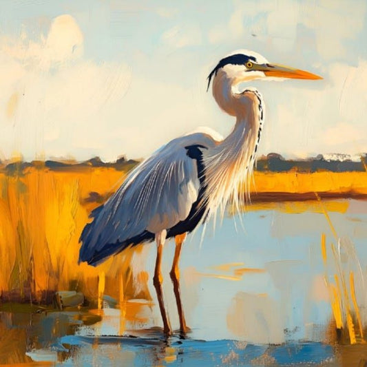 Blue Heron | Diamond Painting