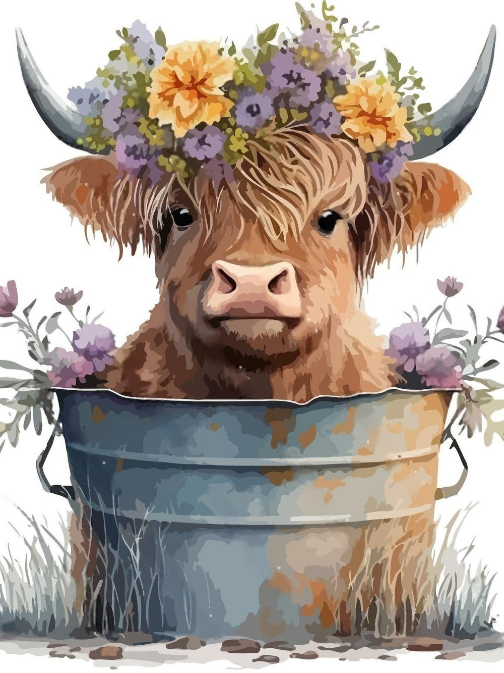 Highland Cow | Diamond Painting