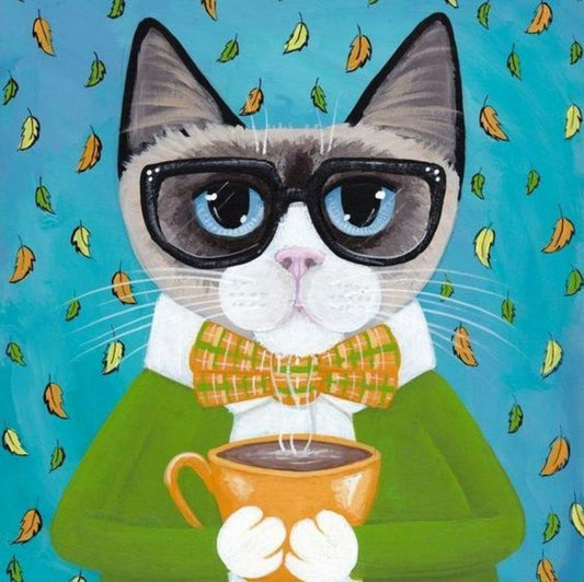 Cat Cafe Coffee | Diamond Painting