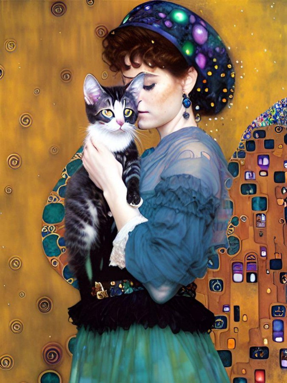 Cat Lady | Diamond Painting