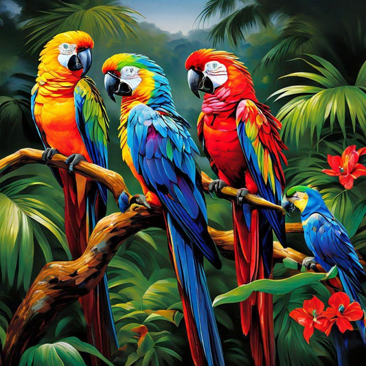 Macaw | Diamond Painting