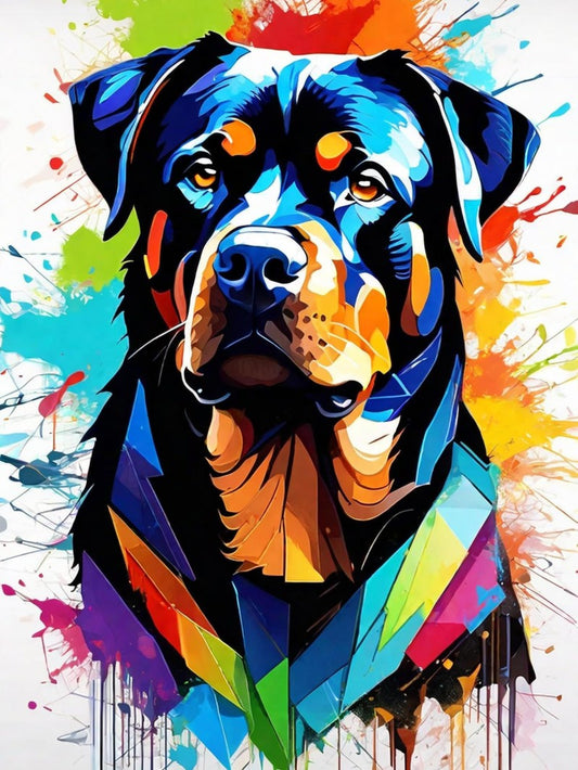Rottweiler Dog | Diamond Painting