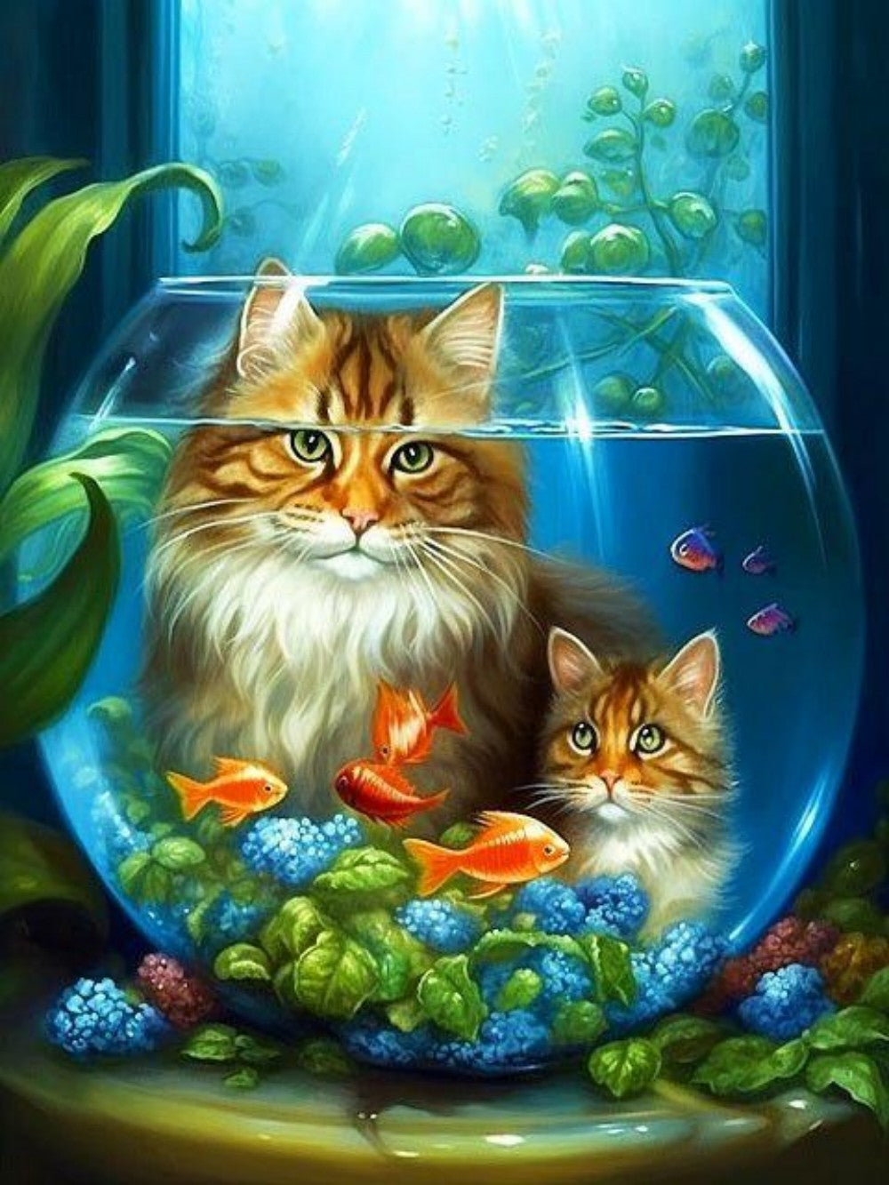 Cat Fish | Diamond Painting