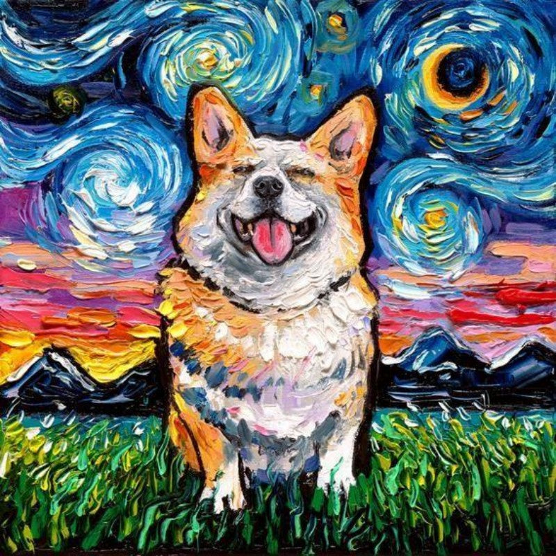 Corgi Dog | Diamond Painting