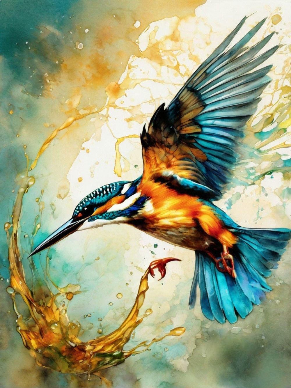 Kingfisher | Diamond Painting