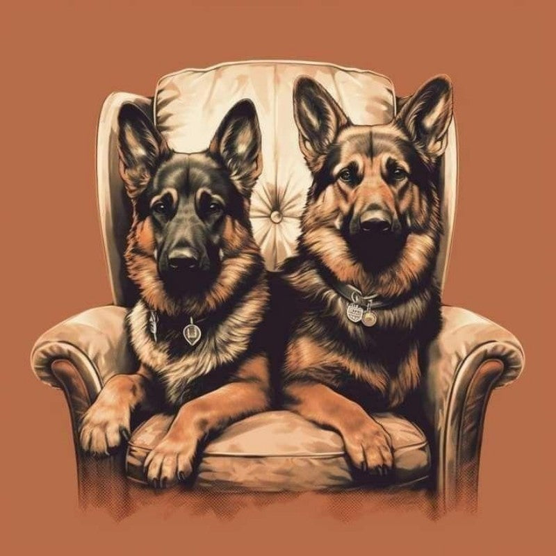 Dog German Shepherd | Diamond Painting