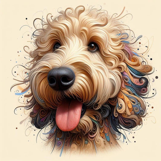 Goldendoodle Dog | Diamond Painting