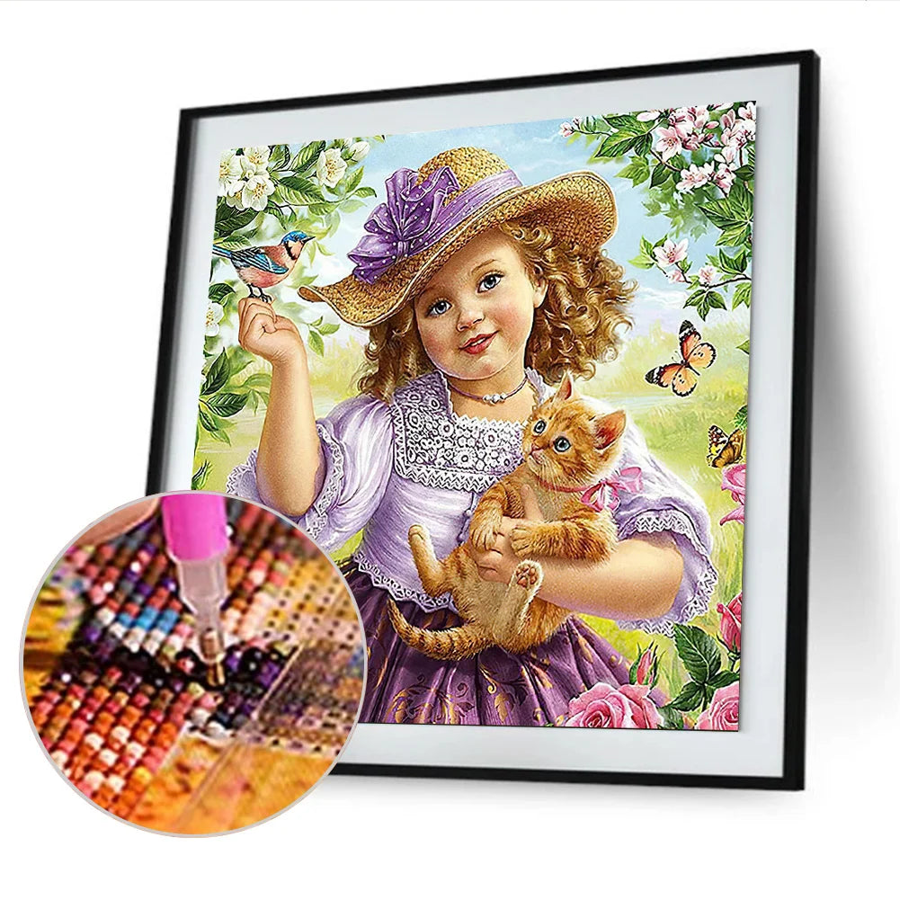 Beautiful Girl | Diamond Painting