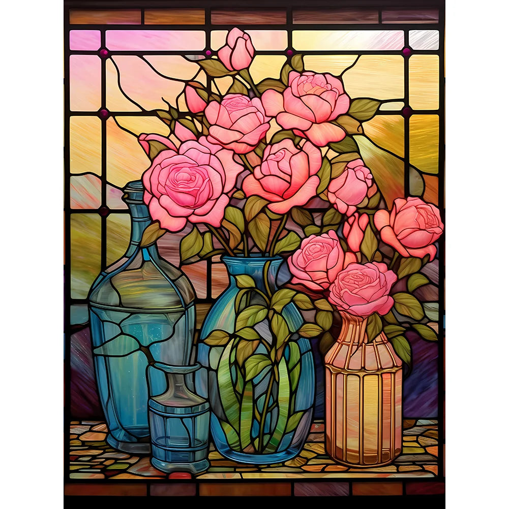 Flower In The Vase | Diamond Painting