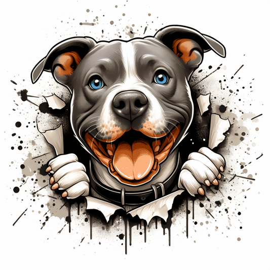 Pit Bull Dog | Diamond Painting