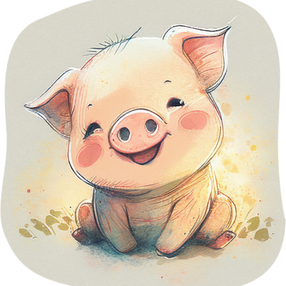 Pig | Diamond Painting