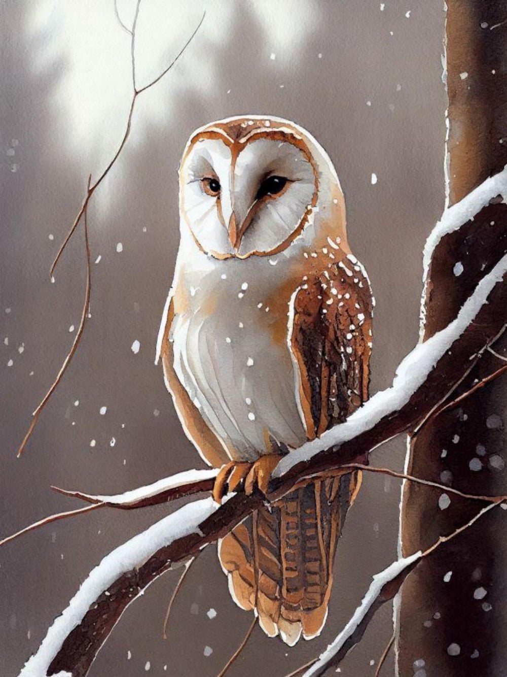 Barn Owl | Diamond Painting