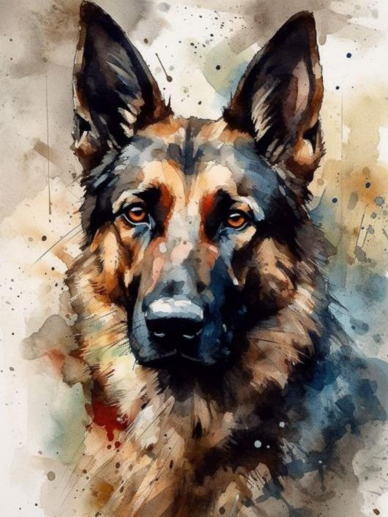 Dog German Shepherd | Diamond Painting