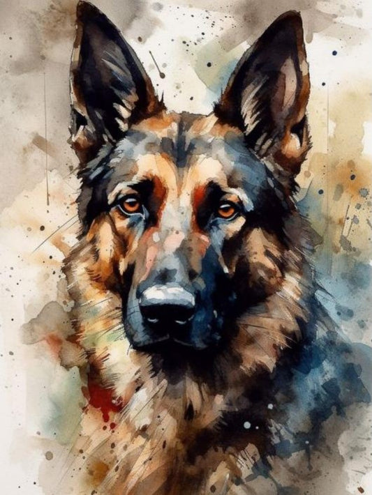 Dog German Shepherd | Diamond Painting