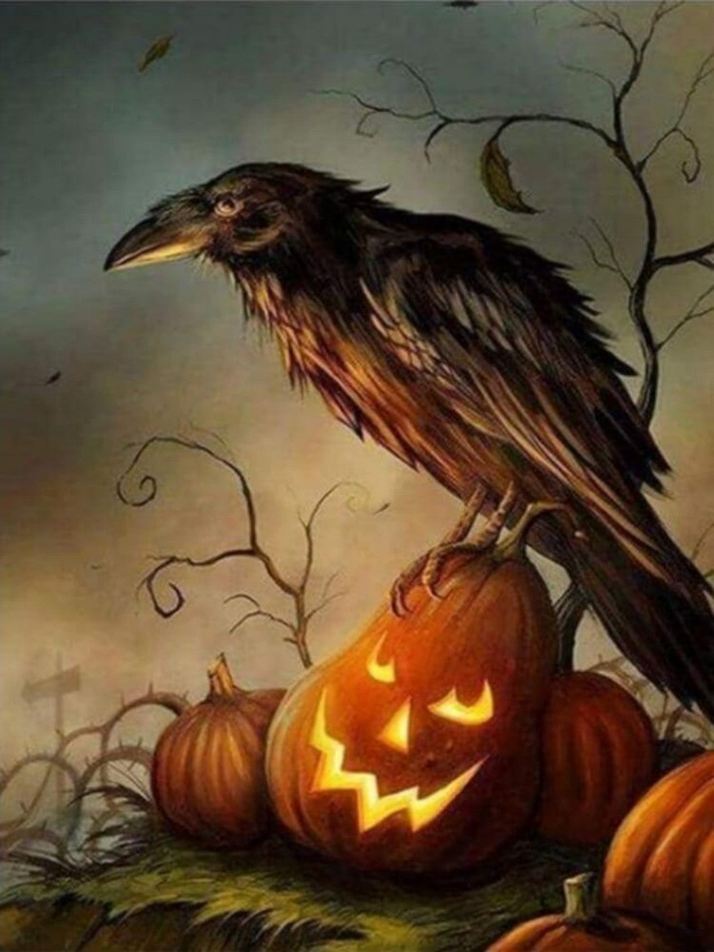 Crow | Diamond Painting