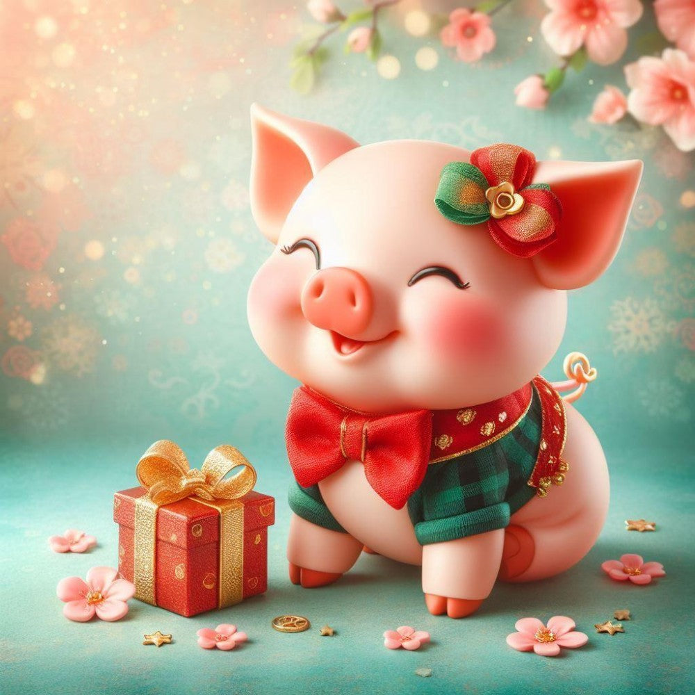 Pig | Diamond Painting