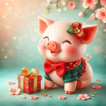 Pig | Diamond Painting