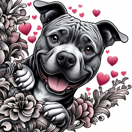 Pit Bull Dog | Diamond Painting