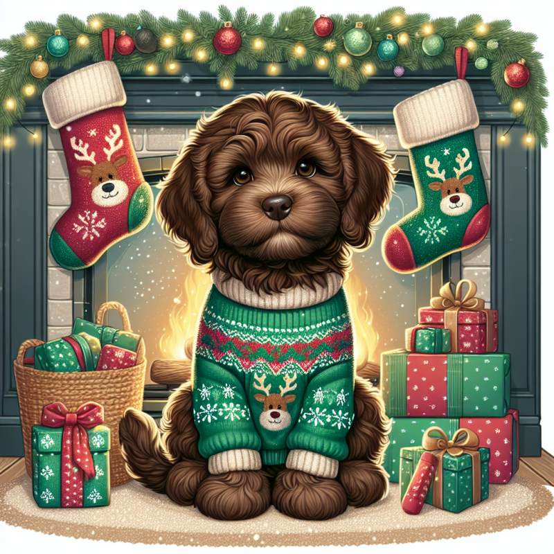 Christmas Dog | Diamond Painting