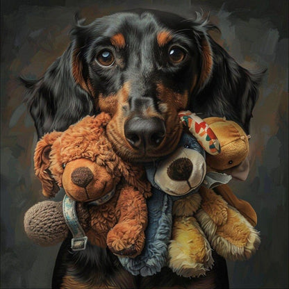 Dachshund Dog | Diamond Painting