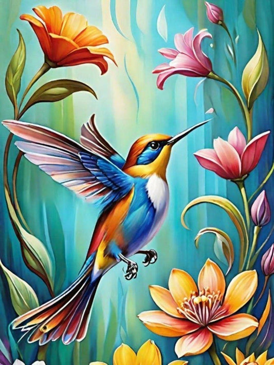 Birds and Flowers | Diamond Painting