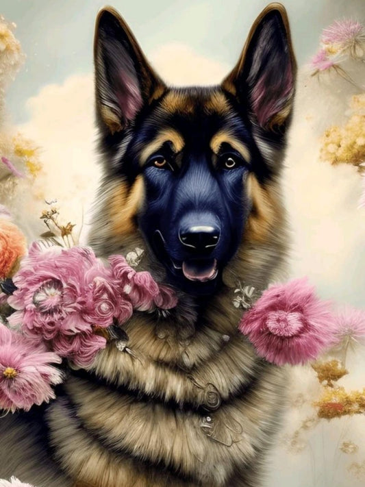 Dog German Shepherd | Diamond Painting