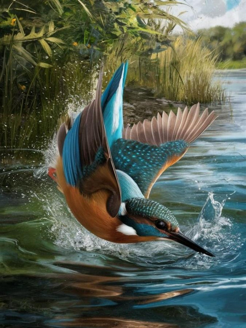 Kingfisher | Diamond Painting