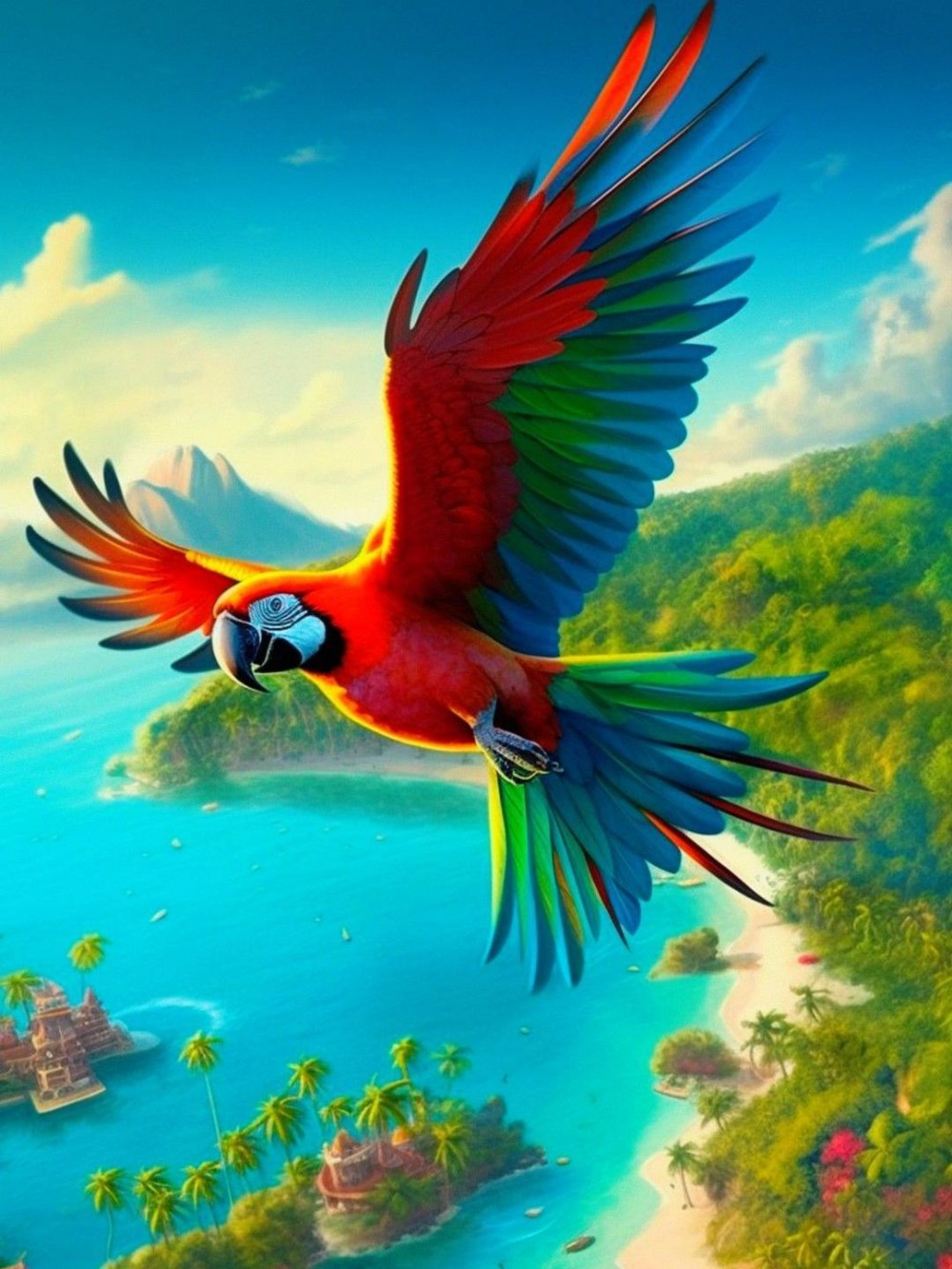 Macaw | Diamond Painting