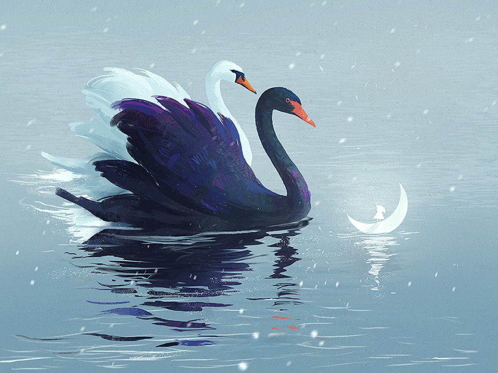 Swan | Diamond Painting