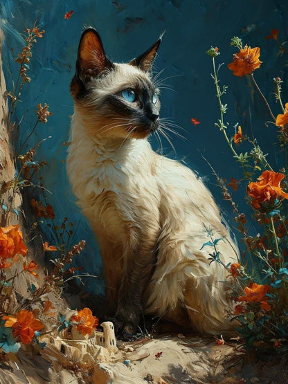 Siamese Cat | Diamond Painting