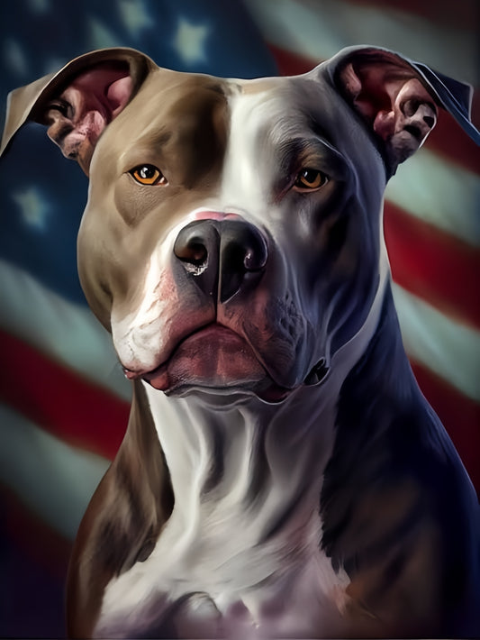 Pit Bull Dog | Diamond Painting