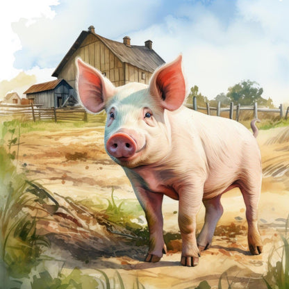 Pig | Diamond Painting