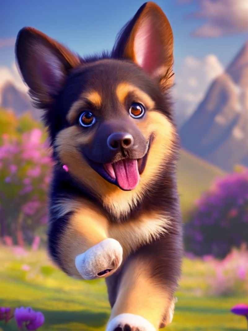 Dog German Shepherd | Diamond Painting
