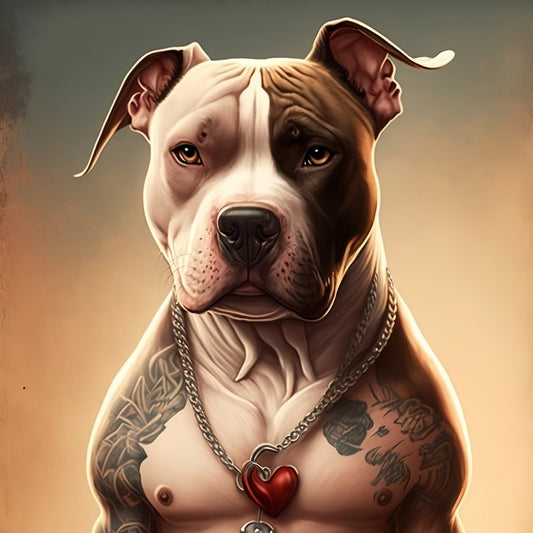 Pit Bull Dog | Diamond Painting