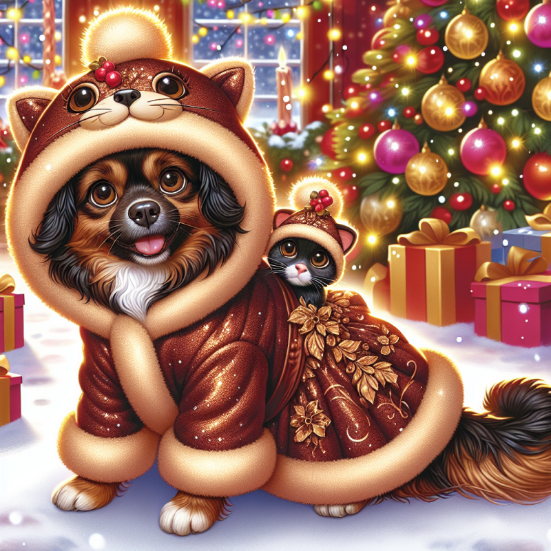 Christmas Dog | Diamond Painting