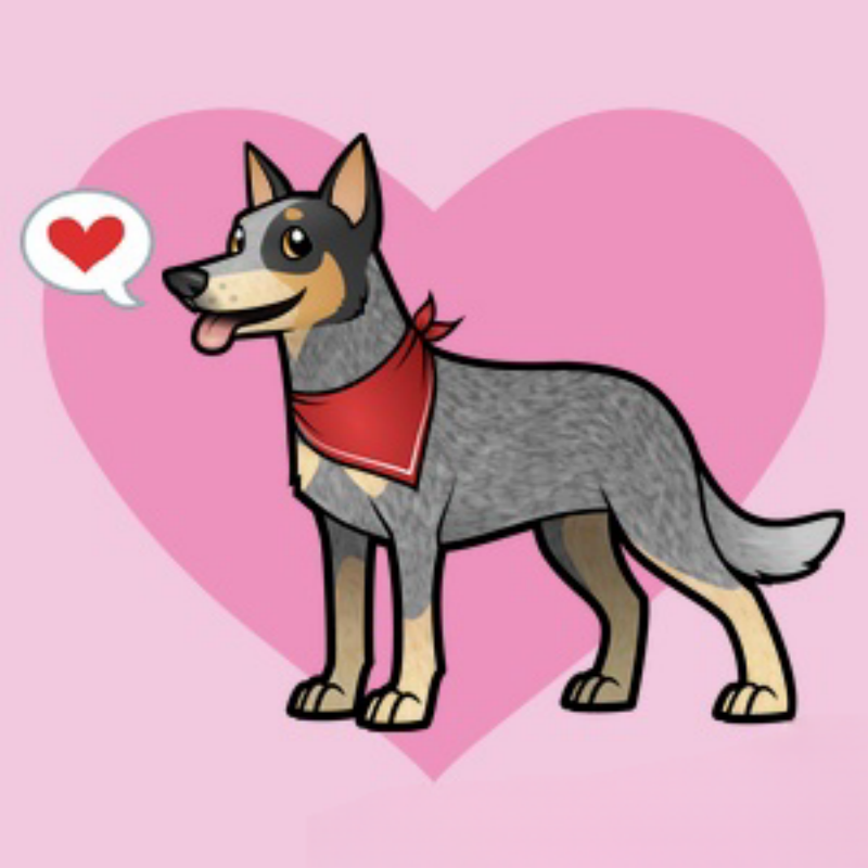 Cattle Dog (Blue Heeler) | Diamond Painting