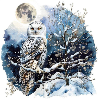 Snowy owl (White Owl) | Diamond Painting