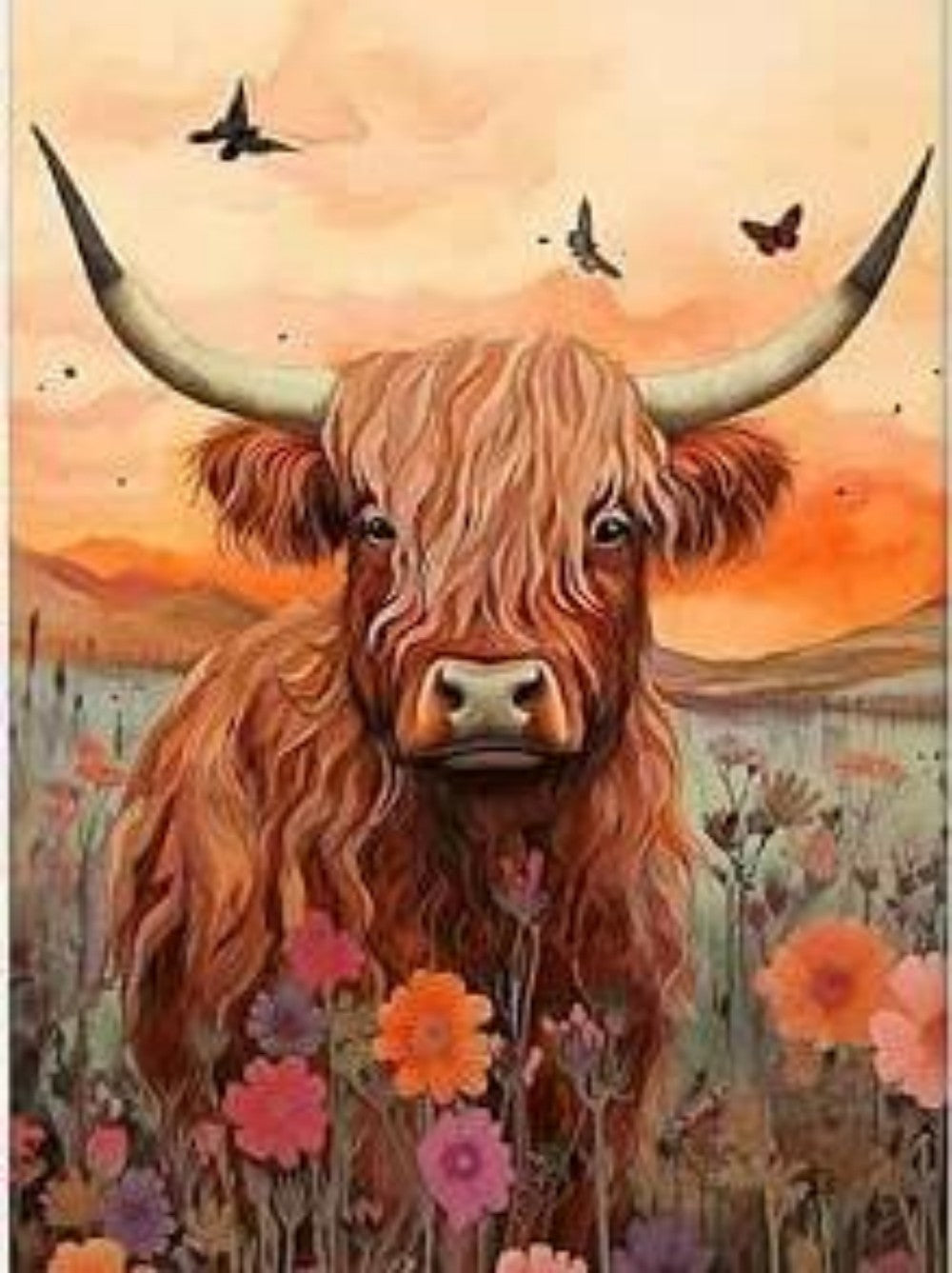 Highland Cow | Diamond Painting