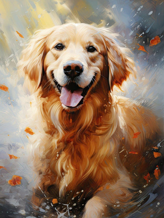 Golden Retriever Dog | Diamond Painting