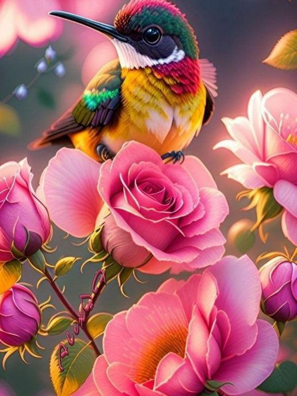 Hummingbird | Diamond Painting