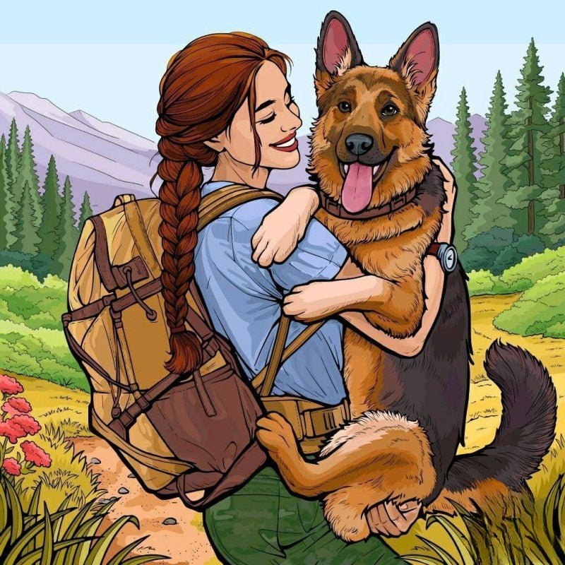 Dog German Shepherd | Diamond Painting