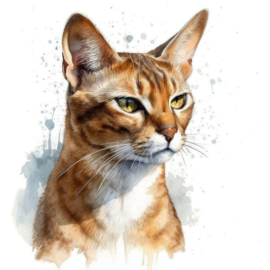 Abyssinian Cat | Diamond Painting