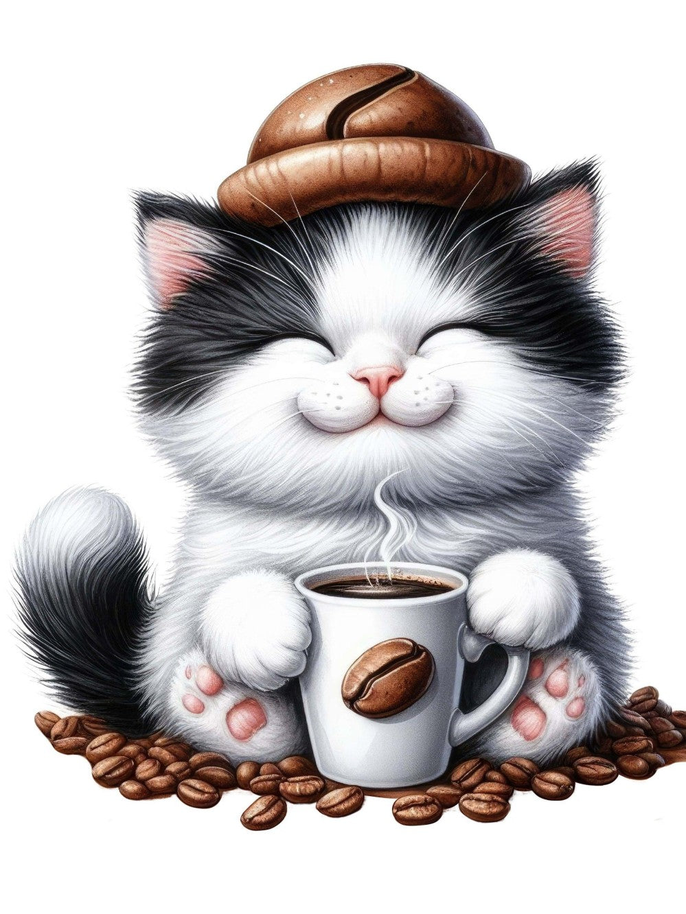 Cat Cafe Coffee | Diamond Painting