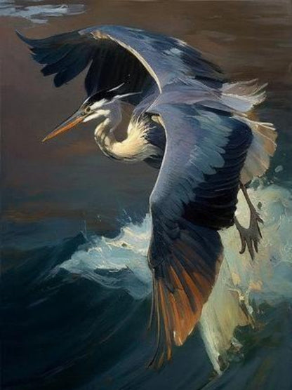 Blue Heron | Diamond Painting