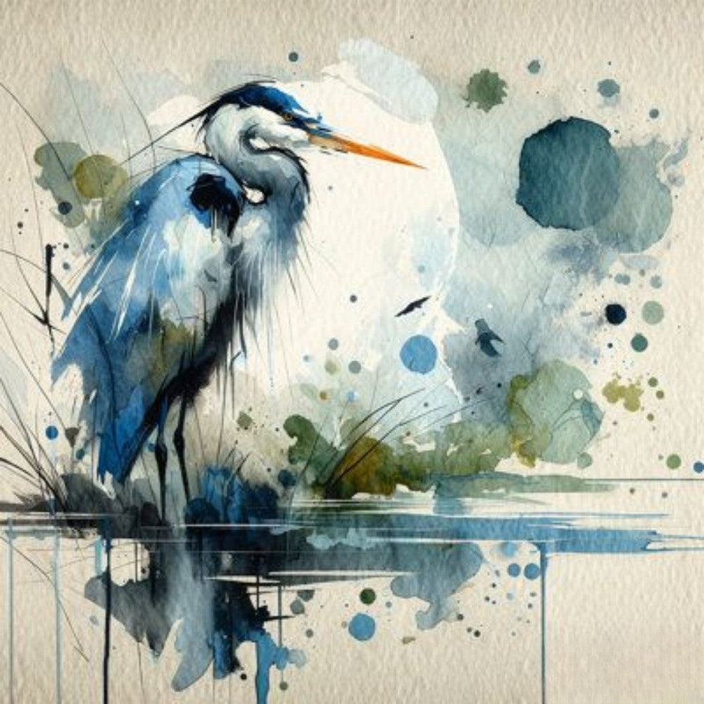 Blue Heron | Diamond Painting