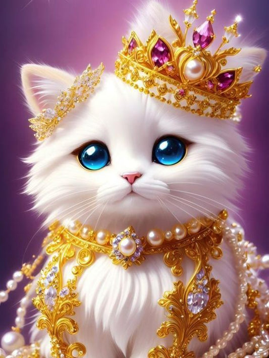 White Cat | Diamond Painting