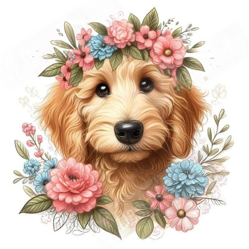 Goldendoodle Dog | Diamond Painting