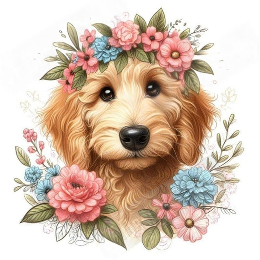Goldendoodle Dog | Diamond Painting